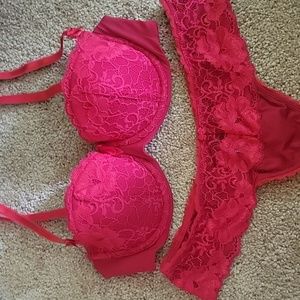 Adore Me lace bra and panties